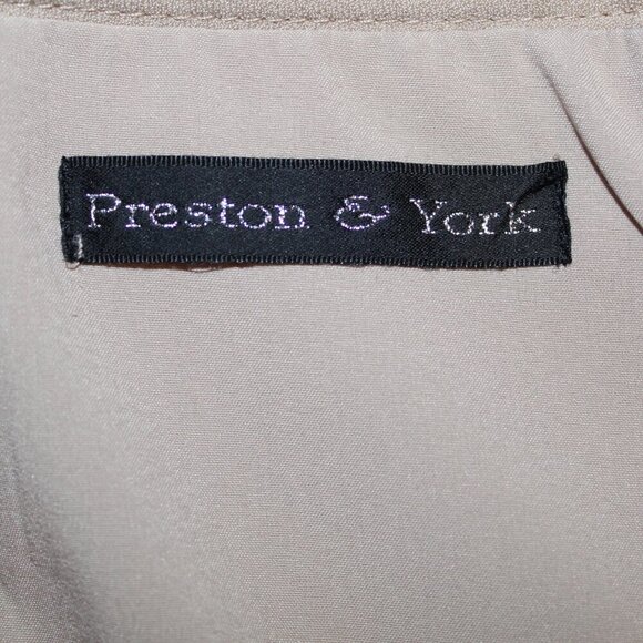 Preston & York tan lined ponte professional casual slim skirt 16 - Picture 5 of 6